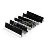 Single Escalator Skirt Brush Skirt Deflector Devices