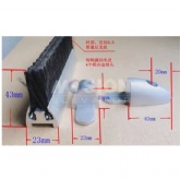 Doulbe Escalator Deflector Devices Skirt Brush