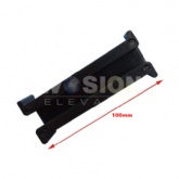 OTIS elevator counterweight shoe insert T - 9 mm (T3), L - 100 mm, A - 10 mm TO380Y2