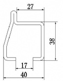 Otis Escalator 506NCE Rail for Chain Steps